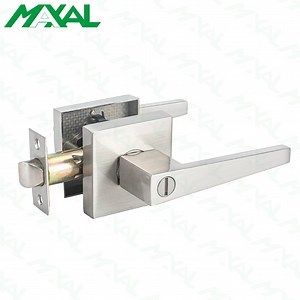 [Hot Item] Hot Sales Matte Black Rosette Golden Knurled Design Door Handle