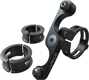 DRINKHERE Bike Bottle Cage Adapter Bicycle Handlebar Rack Bar Accessories Mount Clip Aluminum Universal Regulator Cup Holder for Handlebars MTB Road Drink Adjustable Bottles