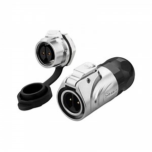 [Hot Item] Lp16 2pin Copper Welding-Free Power Screw Crimp Metal Housing Cnlinko Plug Connector