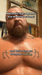 Arm Wrestling vs. Sumo Wrestling | Brian Shaw