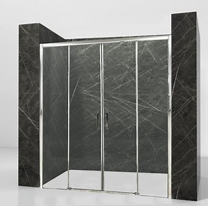 [Hot Item] Shower Door Tempered Glass Walk in Shower Enclosure