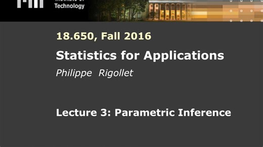 MIT 18.650 - Statistics for Applications - Lecture 03
