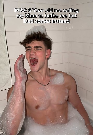6-Year-Old Calls Mom for Bath, Dad Arrives Instead (POV)