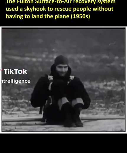 The Fulton Surface-to-Air Recovery System used a skyhook to rescue people without having to land the plane in the 1950s. Before testing on humans, American inventor Robert Edison Fulton initially tested the skyhook on dummies before moving on to pigs. When the pig was lifted off the ground, it began to spin while flying through the air at 125 miles (200 km/h) per hour. Thankfully, the pig arrived on the plane unharmed, albeit slightly disoriented. When the pig recovered, it began to attack the c