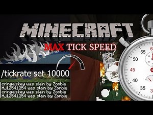 Beating Minecraft at MAX Tick Speed (100x Speed)