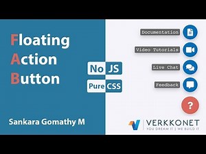 Floating Action Button in CSS | CSS Tutorials | Web Development Tutorials