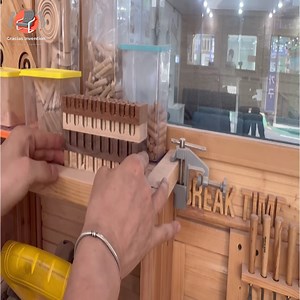 95K views · 150 reactions | Amazing processing of making dowels in cross section | Gracias Invention | Facebook