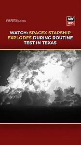 On Wednesday, a SpaceX Starship prototype exploded during a routine test at the Starbase facility in Texas. Though no injuries were reported, Starship 36 suffered a catastrophic failure. SpaceX confirmed the rocket experienced a major anomaly during preparations for its tenth test flight. #ARYStories #ARYNews #SpaceX #Starship | ARY Stories