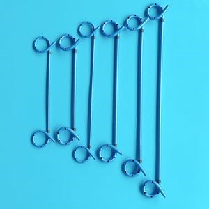 [Hot Item] Custom Size PE Double Pigtail Drainage Plastic Tube for Chest Drainage Catheter