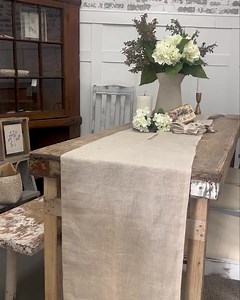 ☞Antique smaller sized butcher block!! 21w 21d 29h $325; has knife holders! ☞Zinc top cabinet 35w 15d 39h $248 ☞Grey 28” tall ladder $78 ☞Primitive corner hutch 41w 65h $698 ☞Fold up narrow reclaimed wood table 60w 22d $475 ☞Primitive sturdy Bench 60” $185 ☞Four chairs $350 ☞High chair $98 ☞Primitive pew 85” bench $265 ☞Grace canvas $88 | Heritage Market | Facebook