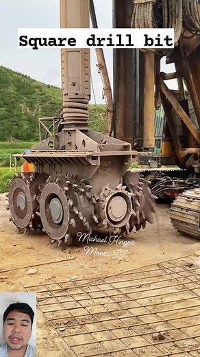 Square drill bit #friendlyᥫᩣシ #everyoneシ゚ #highlightsシ゚ #videoviralシ #drillbits | Michael Hingpit Monta II
