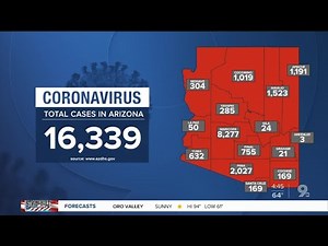 16,339 confirmed cases of COVID-19 reported in Arizona
