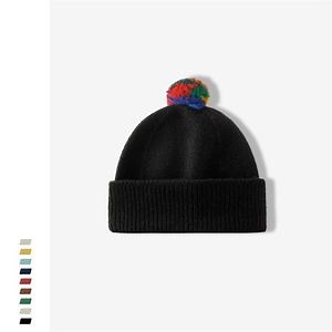 [Hot Item] High Quality Acrylic Knitted POM-POM Beanie Hat