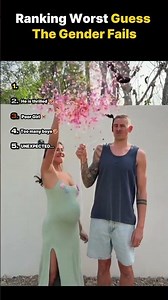 Ranking Worst Guess The Gender Fails