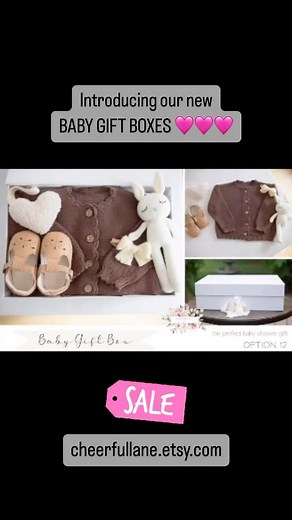 Introducing our new BABY GIFT BOXES!!!! The PERFECT Baby Shower Gift!!!! On SALE now cheerfullane.etsy.com 🩷🩷🩷🩷🩷 #babyshowergifts #babyshowergiftideas #babygiftbox #babygiftset #newbabygift | Cheerful Lane