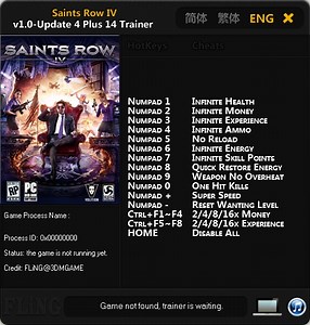 Saints Row 4 Super Powers Cheats