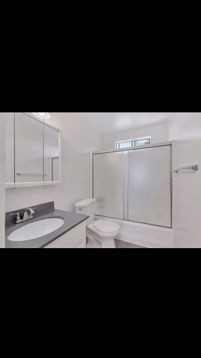 This bathroom renovation is one of our favorites! 🤩🚽 #multifamilyrealestate #propertymanagement #multifamilyinvesting #realestate #longbeachrealestate #renovation #bathroomrenovation | Beach Front Property Management, Inc.