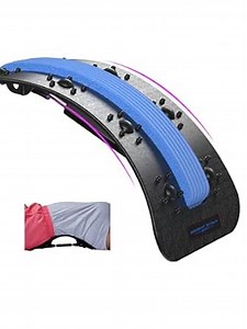 Lower Back Stretcher for Pain Relief - Spine Aligner Device - Lumbar Support - Arch Deck - Better Back -Spinal Decompression - Back Hero - Lumbar Traction Device - Back Popper