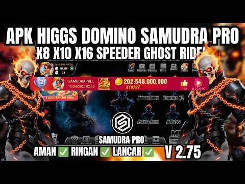 TERBARU ‼️ APK HIGGS DOMINO RP V2.75 SPIDER - TEMA GHOST RIDER ‪@SAMUDRAPROMOD-2026‬