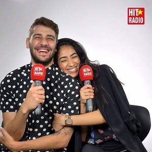 Awal merra ils se sont dit "je t'aime"? ❤️ Awal merra fekrou ygheniw? 🎤😂 . Maria Nadim x Kazem Chamas 😍 | Hit Radio