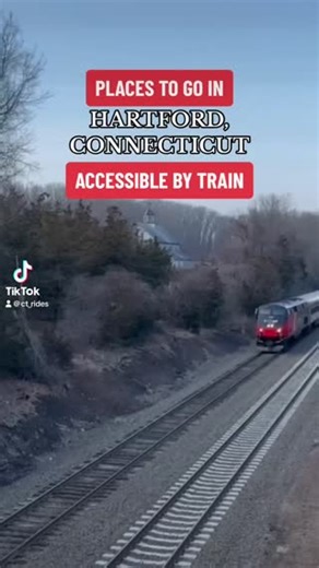 #HartfordHaslt and CTrail can get you there! 🚂🌆 #CTrail #HartfordLine #CT #HartfordCT #Hartford #TrainTravel #PlacesToGo #CTRestaurants #PublicTransportation #RailTravel #TransitlsATrip | Hartford Line