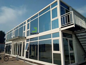 [Hot Item] Multi-Story Cheap Prefabricated Flat-Pack Container House Dormitory Dining Office Meeting Shower Toilet