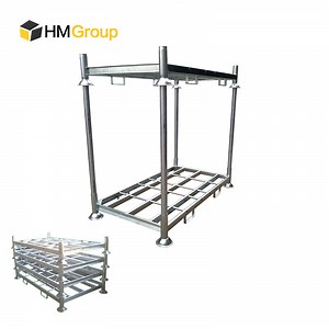 [Hot Item] Cheap Stable Stacking Detachable Steel Pipe Post Pallet with Removable Post