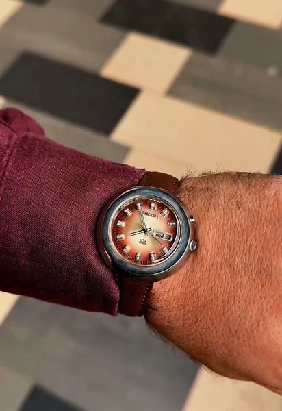 Ricoh 🤎 70’s #ricohwatch #ricohautomatic #vintagejapan #1970swatch #retrowatch