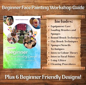 Guide de maquillage pour débutant | Téléchargement numérique de 24 pages | Livre d'atelier pour apprendre la peinture faciale | Cours de démarrage étape par étape - Etsy France