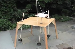 Three pendulum rotary harmonograph.