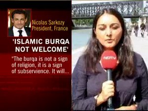 Sarkozy: No burqa in France