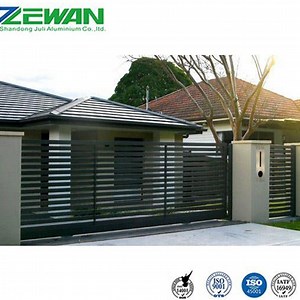 [Hot Item] Outdoor Garden Waterproof Aluminium Horizontal Slat Fencing Screen Louver Fence Panels