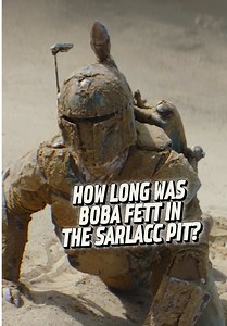 How long was Boba Fett stuck in the Sarlacc Pit in Star Wars Canon? #starwars #bobafett #starwarsfan #disney #mandalorian