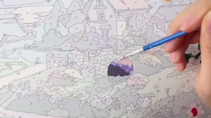 Customized Personalized Paint by Numbers Beginners - Kit for Adults Custom on Canvas from your own Photo Handmade Oil Painting with Frame Gift for Christmas Girlfriend Boyfriend Valentines (16×16 in)