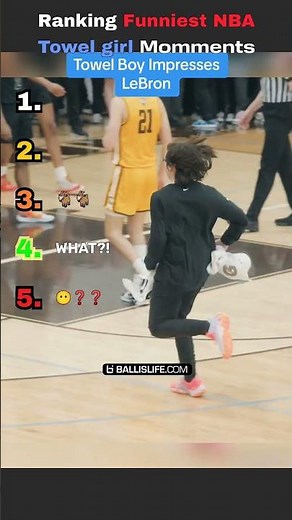 Ranking the FUNNIEST NBA Towel Boy Moments😂😂