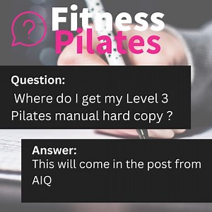 Where do I get my Level 3 Pilates manual hard copy ? If you have enrolled on level 3 Pilates your hard copy of your manual will come in the post from AIQ and if you need to complete your level 3 anatomy & physiology theory exam then AIQ will email you your login details to access your e-learning. Learn all about our Pilates qualifications at choreographytogo.com #fitnesspilates #level3pilates #pilatesdiploma #pilatesqualification | Fitness Pilates