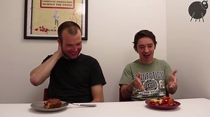 7.5K views · 20 reactions | It's National Hot Dog day so we forced some people to eat Chicago Style Hot Dog Pizza, watch and see how many threw up! | The Black Sheep | Facebook