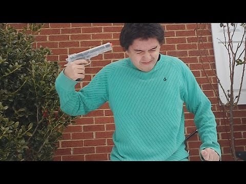 Shooting My Head With an Airsoft Gun!