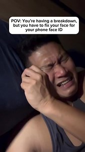 Just a reminder to take a break from your doomscrolling 😉 Repost @nurse.archie “Lemme pause first and then continue! 😅” Video Description: A man in bed in a tank top is crying and then stops crying to unlock the face ID on his camera before going back to crying. | Matt McGorry