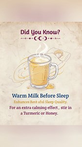 2.3K views | Do You Know? Benefits Of Warm Milk Before Sleep! | Qigong Meditation | Facebook