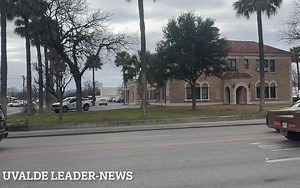 School, city, county and state law enforcement escorted Uvalde High School state wrestling qualifiers Rafael Perez, George Rodriguez, Alex Rodriguez, and Carlos Rodriguez through downtown Feb. 13 as the boys departed Uvalde for Cypress to participate in the state wrestling tournament. They will compete. Feb. 14-15. Leader-News video by Pete Luna. | The Uvalde Leader-News
