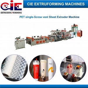 [Hot Item] PETG Pet Sheet for Thermoforming/ Folder with Single-Screw Extruder Extrusion Equipment