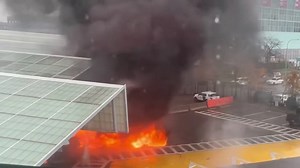 Video shows fiery explosion at U.S-Canada border