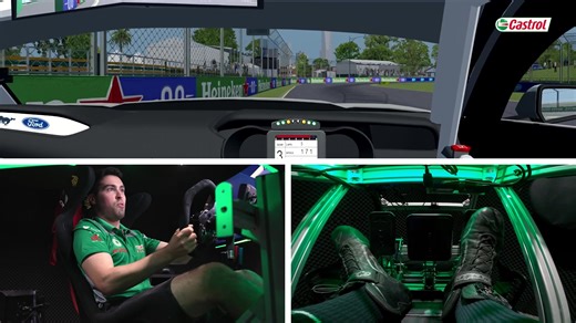 Jump on board with Thomas Randle for a sim lap of the Australian Grand Prix circuit in a Gen3 Supercar. #TeamCastrol | Castrol