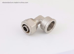Brass Pipe Fitting Female Elbow for Pex-Al-Pex Pipe
