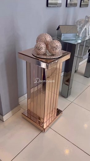 Luxury Stylish Mirror Side Table🔥 | Decovative