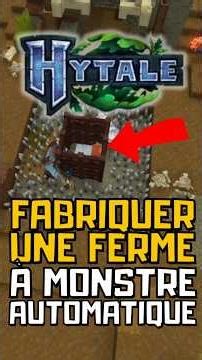 HOW TO BUILD AN AUTOMATIC MONSTER FARM! #hytale #hytalegame #hytaletutorial #dagam