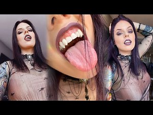 ASMR Vampire Ear Licking | Feeding | Vamp Breath | NO TALKING | Low Light