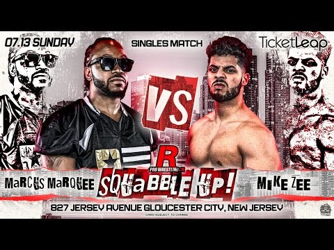Mike Zee Vs Marcus Marquee | FULL MATCH | Pro Wrestling R