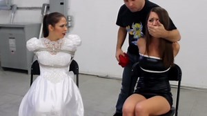 Watch Wedding - Chaturbate, Wedding Bride, Bound & Gagged Porn - SpankBang
